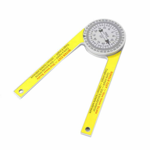 Miter Saw Protractor Dial Accurate Angle Finder with Laser-Engraved Scales NEW 